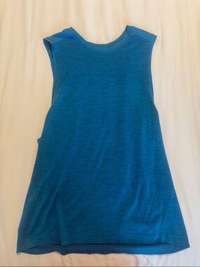 lululemon athletica Men's Blue Sleeveless Performance Tank